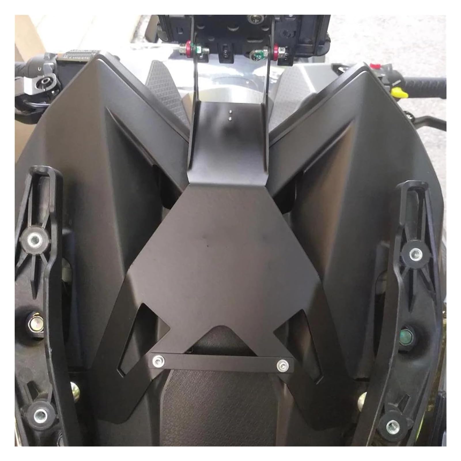 Navigation Mount Replacement Per KYMCO Per AK550 Supporto Adattatore Manubrio Espansione Barra Trasversale GPS Navigazione Telefono Cellulare Moto(Black 2)