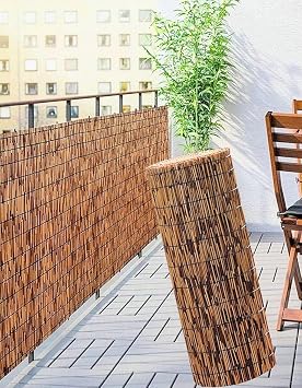 2' Carbonized Reed Rolled Fence
