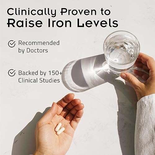 Miniatura 2 de Suplemento de hierro SiderAL Forte clínicamente probado para aumentar los niveles sin efectos secundarios Pastillas de hierro de alta absorción