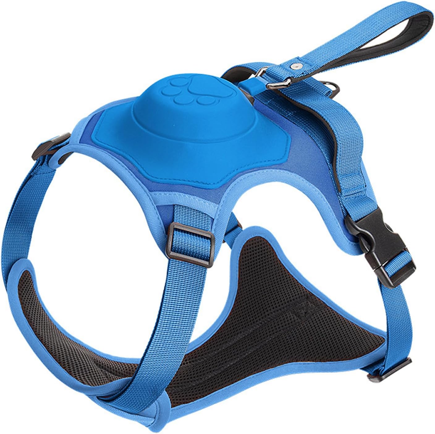 All in One Dog Harness with Retractable Leash NoPull No