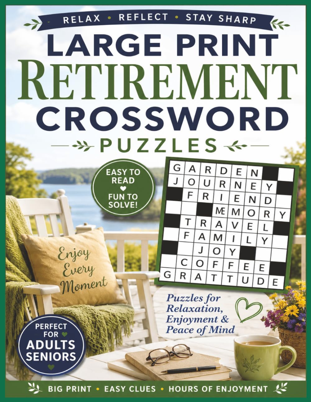 Large Print Retirement Crossword Puzzles 55+