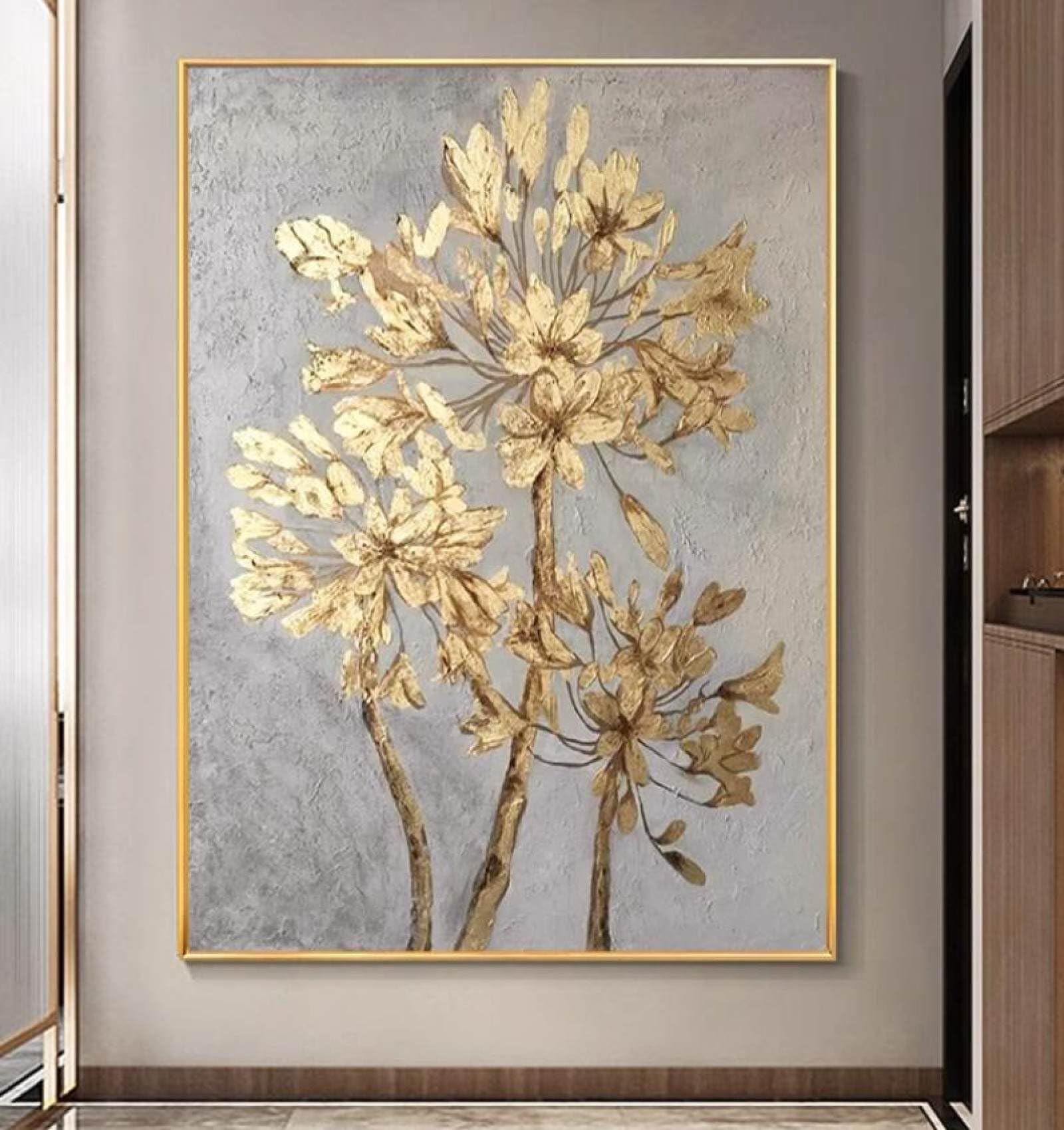 Peinture à l'huile de décoration mur pour sublimer un grand espace vide