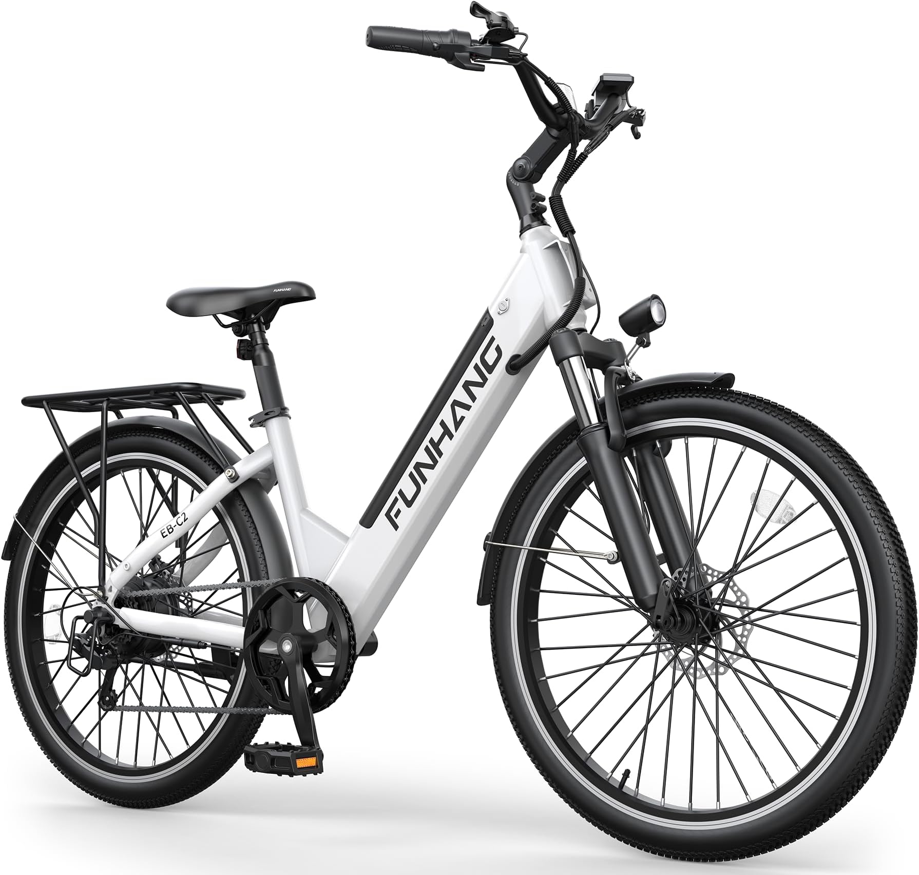 - Electric Bike for Adults, 1000W Peak Ebike, 50Miles 21.7MPH Step Thru Electric Bicycle, 26" Commuter E Bikes with 48V Built-in Removable Battery, Adjustable Stem, 7-Speed, UL 2849 Certified