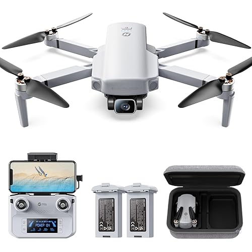 Holy Stone HS360D GPS Drones With 4K Camera For Adults, 249g RC Quadcopter with 80-Min Flight Time, 20000ft Range FPV Transmission Beginner Drone, Auto Return, 2 Batteries, Upgraded HS360S
