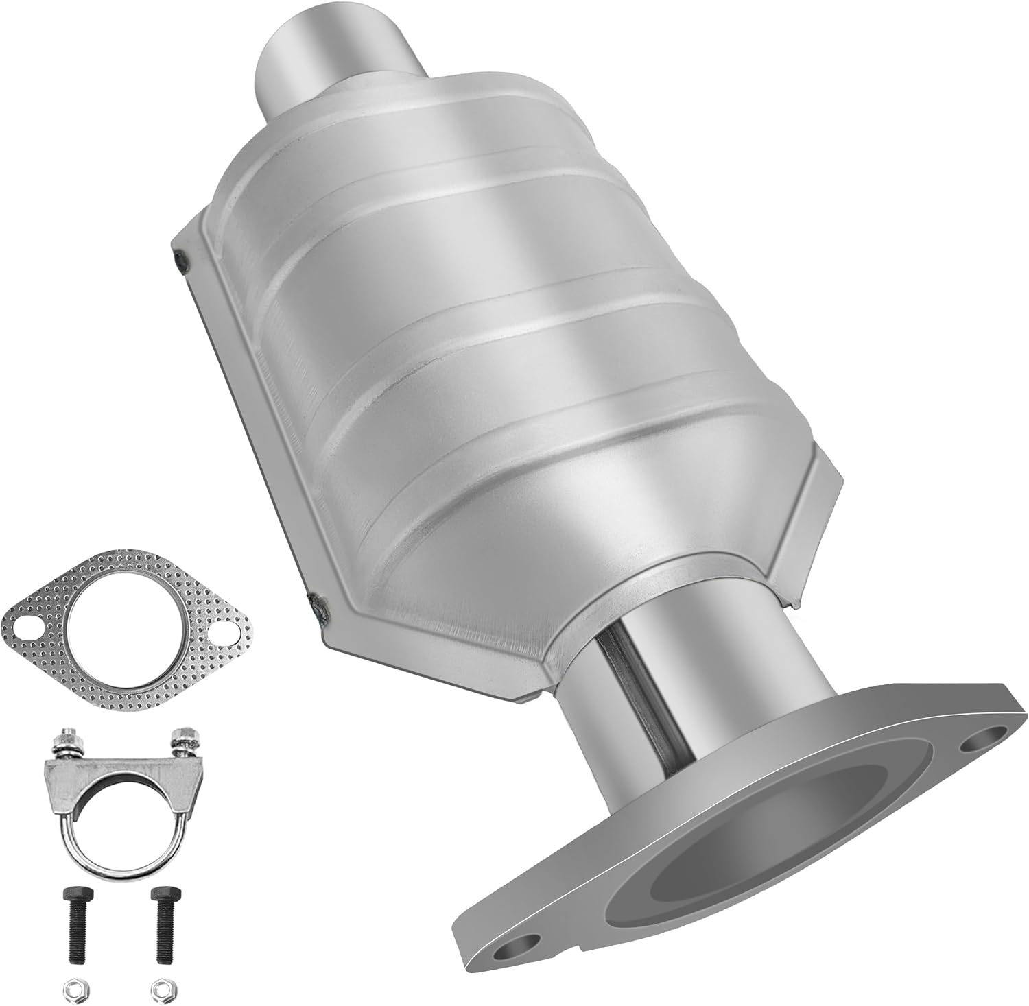 Catalytic Converter Compatible with Chevy Malibu 2008-2012 3.5L,Pontiac G6 2008-2010 3.5L,Saturn Aura 2008-2009 3.5L,Rear Position,Replace 50476(EPA Compliant high flow standard)