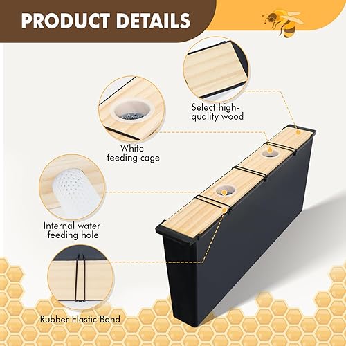 Miniatura 3 de 6L Bee Pro Alimentador de colmena de abeja alimentador para apicultura alimentadores de abejas de marco profundo Alimentador de alimentos de agua