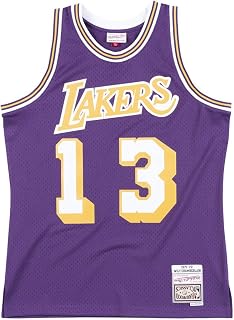 Men NBA Swingman Jersy Lakers 84-85 James Worthy (Light Gold)
