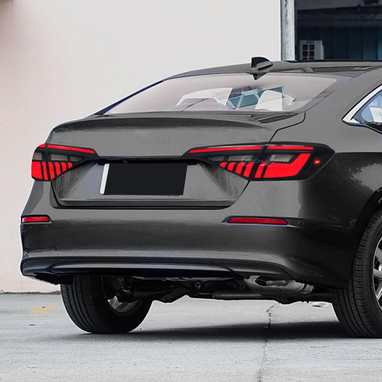 Tail Lights Compatible with 2022-2024 Honda Civic Sedan,11th Gen Civic Taillights w/Dynamic DRL N Sequential Turn Signal,Smoked