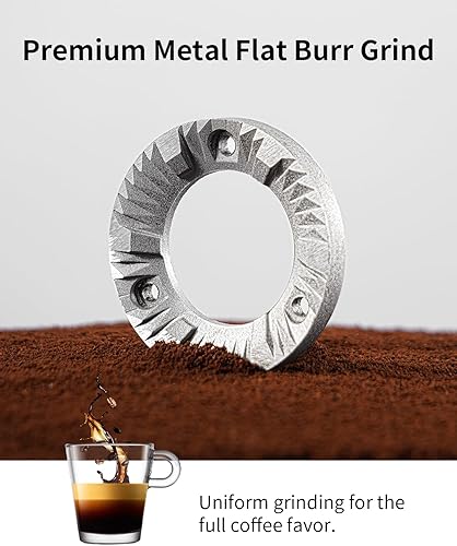 Miniatura 2 de SHARDOR Molinillo de café eléctrico con 40 ajustes de molienda para uso doméstico, temporizador ajustable de 50 segundos, para expreso, goteo,