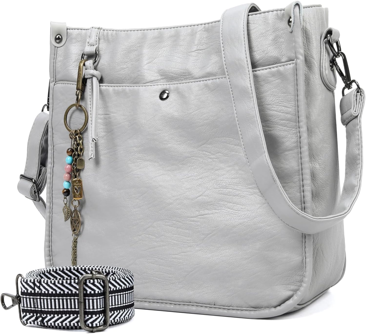 Worldlyda Crossbody Bags for Women Soft Trendy Vegan Leather Shoulder Handbags and Purses for Women Tote Hobo Satchel