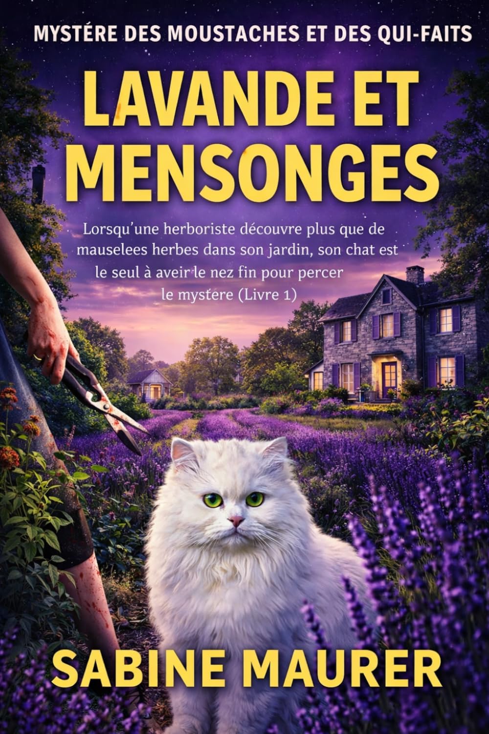 LAVANDE ET MENSONGES: Lorsqu'une herboriste découvre plus que de mauvaises herbes dans son jardin, son chat est le seul à avoir le nez fin pour percer ... 1) (Mystère des Moustaches et des Qui-Faits)