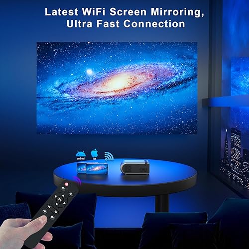 Miniatura 2 de Mini Projector with WiFi, Kolexa Small Portable Projector Supported Full HD 1080P Mini Projector for iPhone Pocket Projector Compatible with
