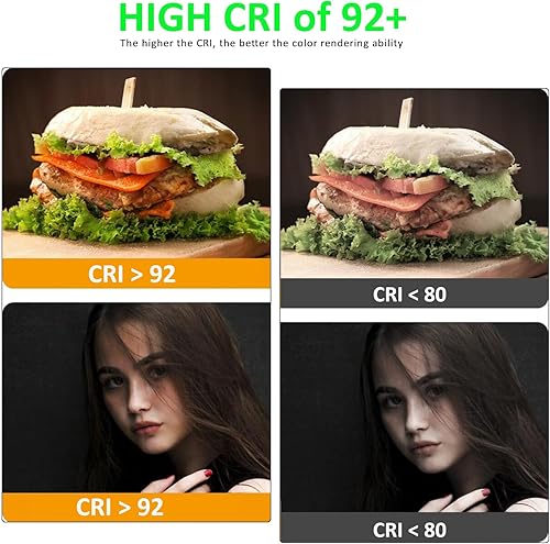 Miniatura 6 de JOYLIT Tira de LED de 24 V que emite 16.4 pies 630 LEDs 4000 K blanco natural, UL listado SMD 4020 75W CRI 92+ 8000LM Super brillante regulable