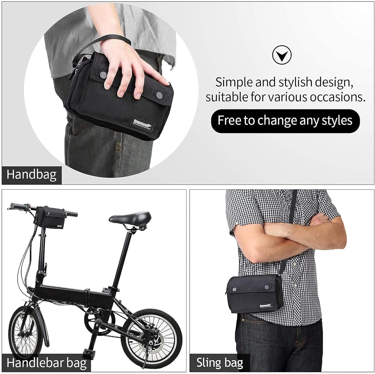 Bicycle Handlebar Chartered Front Bag, Riding Equipment, Bicycle Bag, Front Bag, Upper Tube Bag