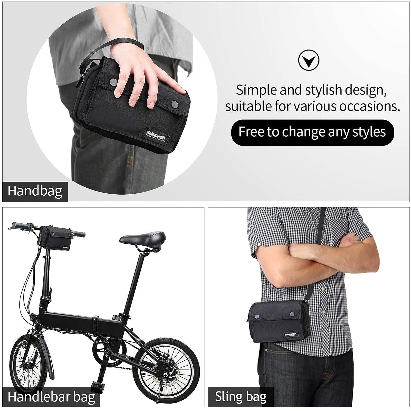 Bolsa Delantera for Manillar de Bicicleta Chartered, Equipo Ciclismo, Bolsa for, for el Tubo Superior
