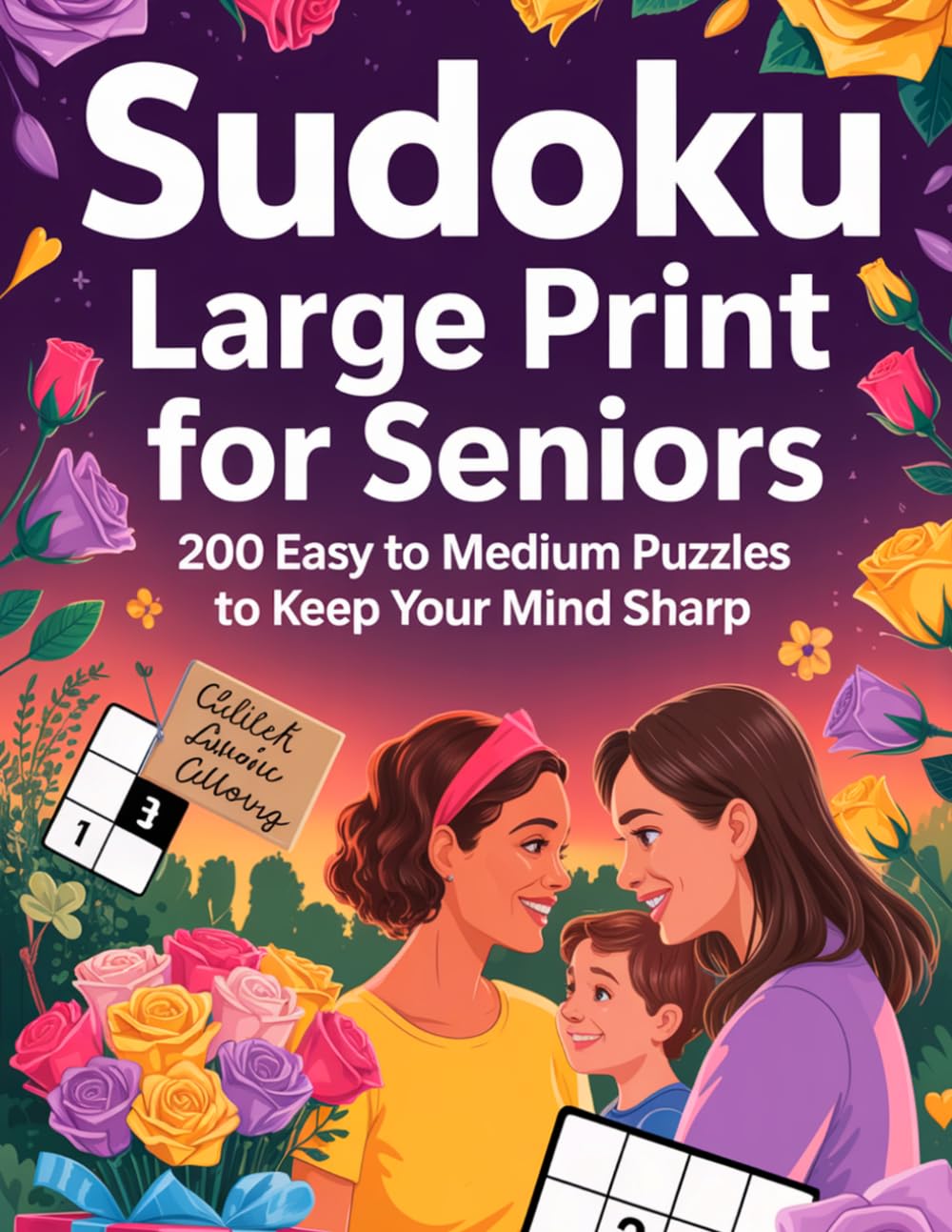 Large Print Sudoku Puzzle Book for Seniors: Sudoku Large Print for Seniors: 200 Easy to Medium Puzzles to Keep Your Mind Sharp
