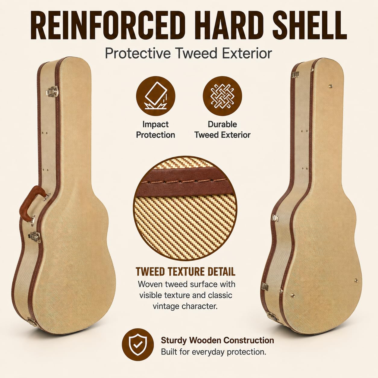 Crossrock Master Series - Custodia per chitarra acustica