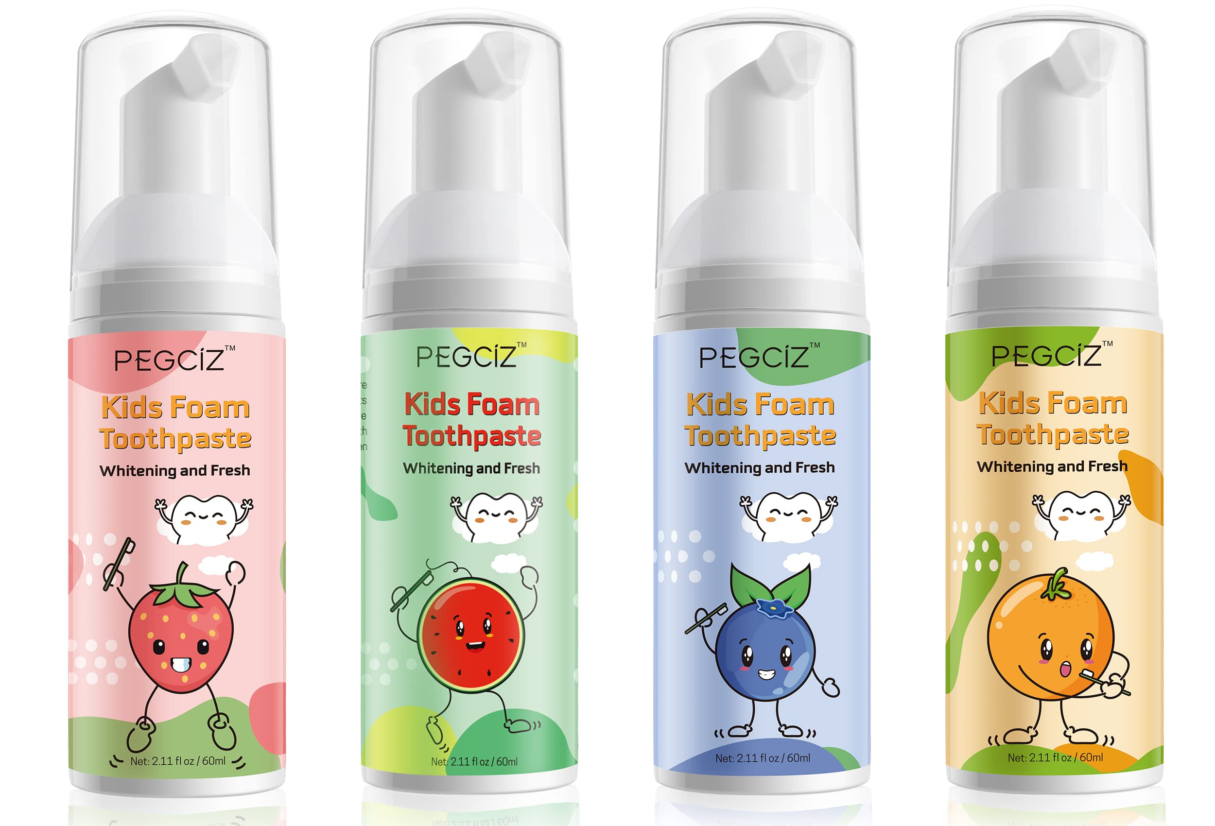Buy Foam Toothpaste Kids with Fruit Flavor, Toddler Foam Toothpaste