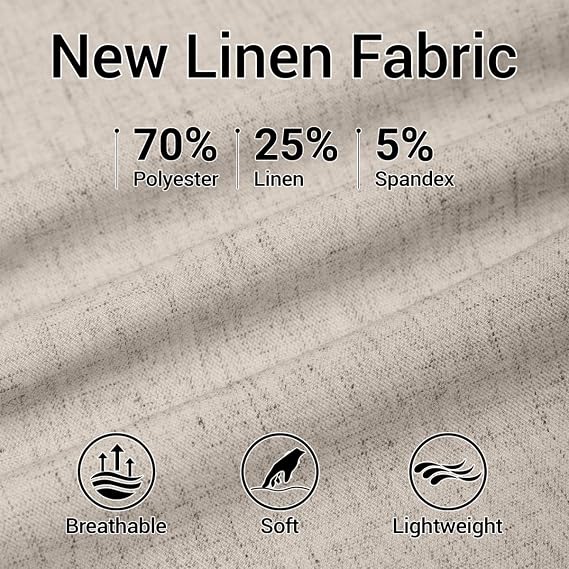 Men Linen Suit Retro 2 Piece Double Breasted Beige Suits for Men Tuxedo XS | Slim Fit Casual Summer Beach Wedding Mens Suit Set, Peak Lapel Suit Jacket, Flat Front Dress Pants Men, Homecoming Holiday