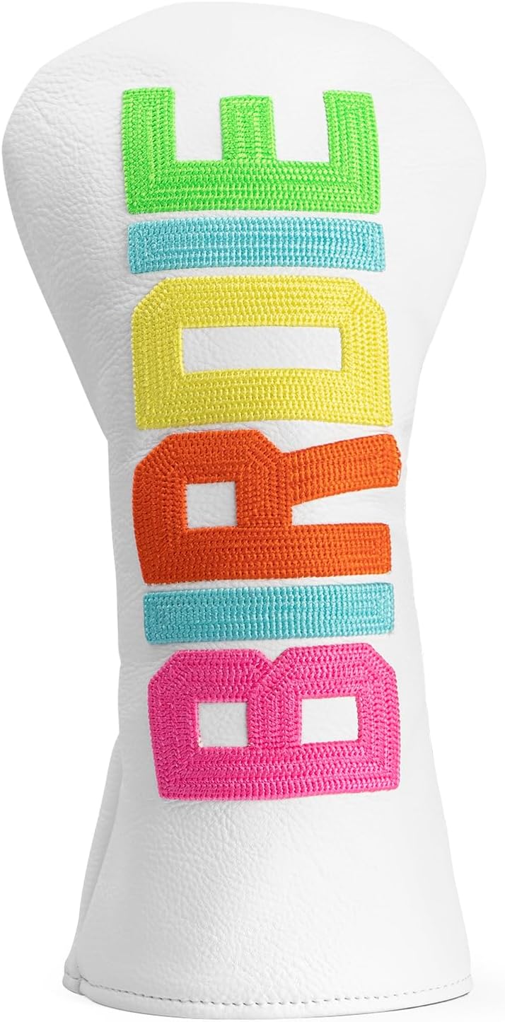 Golf Club Head Covers - 4 Options: Driver, 3 Wood, Hybrid - White Golf Driver Fairway Hybrid Head Cover