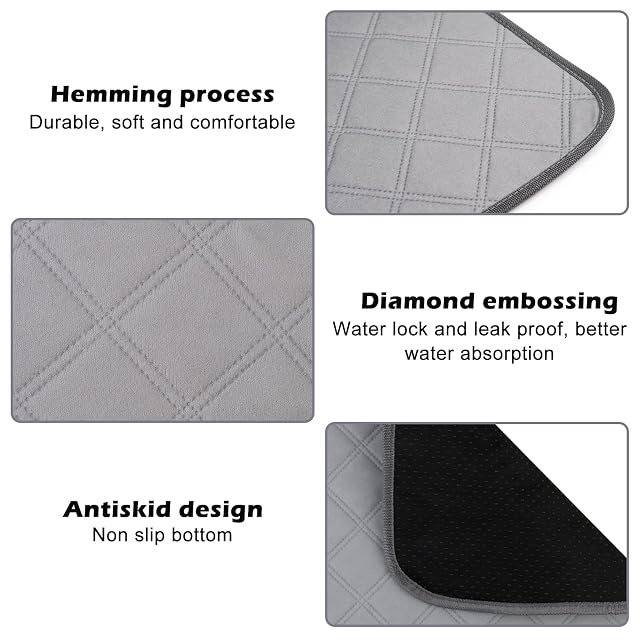 Foto 4 de 8 de Almohadilla de Orina Impermeable para Mascotas Pequeñas, 2 PZS Mascotas Jaula Empapadores Súper Absorbentes