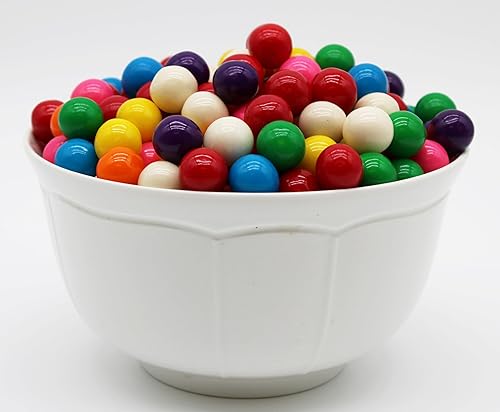 Miniatura 2 de GumBalls Pequeño Surtido 2.5 libras 608 piezas, Mini Goma de mascar arcoíris para tarros de caramelo y eventos