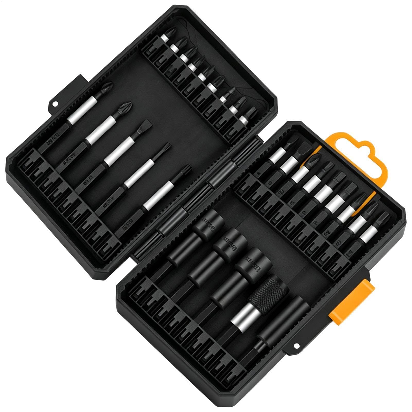 Kit de brocas multifunción portátil de 28 piezas con de almacenamiento
