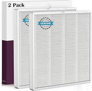 E-300L Air Purifier Official H13 Replacement Filter Compatible with MOOKA and MOOKA FAMILY E-300L Air Purifiers (White 2PC)