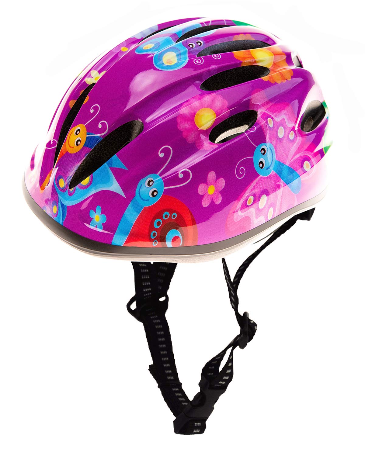 BeBeFun Pink Girl Toddler and Kids Multi-Sport Bike Super Lightweight Helmet