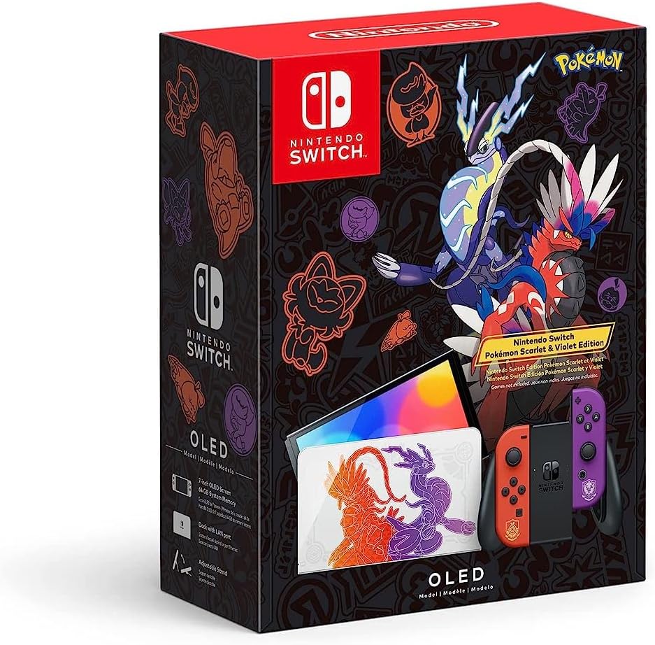 Nintendo Switch™ – OLED Model: Pokémon™ Scarlet & Violet (Japan Stock) Edition Region Free