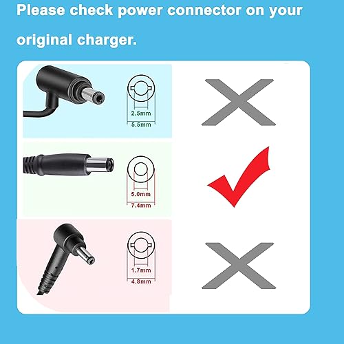 Miniatura 7 de Cable de alimentación adaptador de CA de 90 W 65 W para escritorio HP todo en uno de 22 pulgadas, 24 pulgadas, 24-DD 24-DF 24-DP 24-CB 22-DD