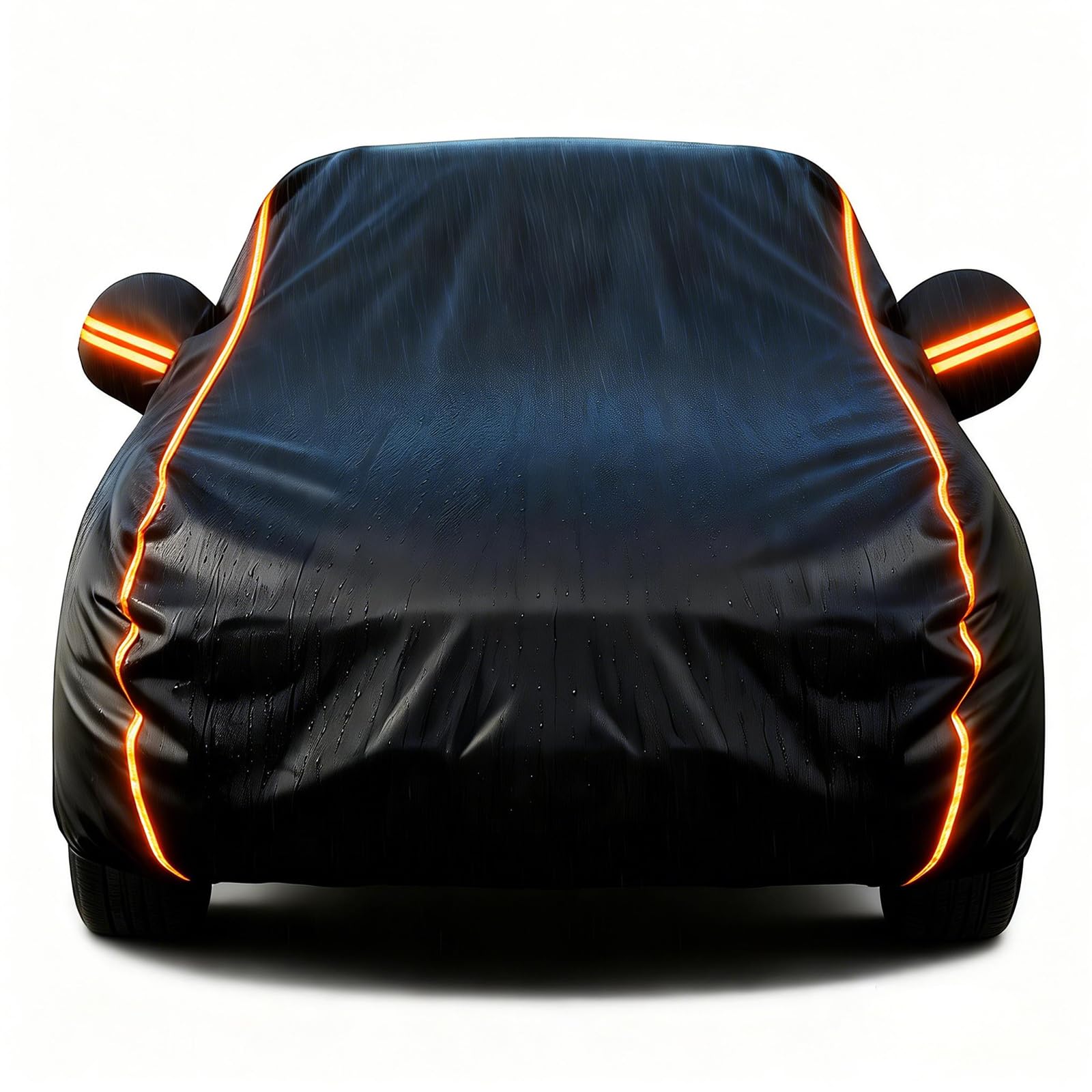 Bache Voiture Exterieur pour Renault 5 E-Tech （2024-2025）,3920 * 1772 * 1500mm,Housse De Protection Imperméable Respirante À l'eau,Anti-UV,avec Zip S26321