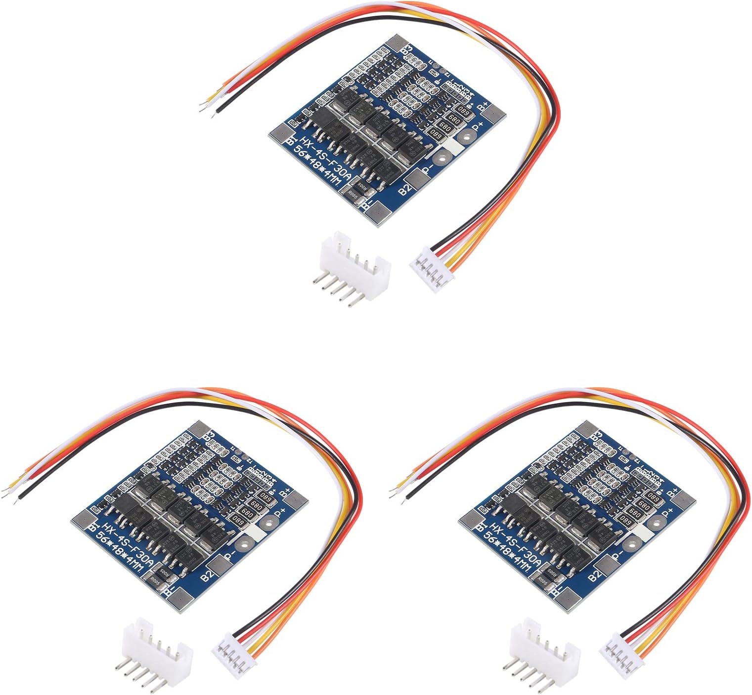 3PCS 4S 30A 12.8V BMS PCB 18650 Battery Protection Board LiFePo4 Life 4S BMS Balancing Charging Circuit PCB Board
