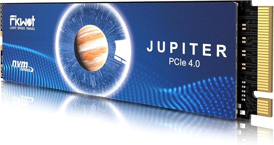 Fikwot FX991 M.2 SSD 4TB NVMe SSD M2 2280 PCIe Gen 4x4, Read Up to 7000MB/s, Internal Solid State Drive for PS5 Laptop Desktop 3D QLC NAND - FX991 - 4TB