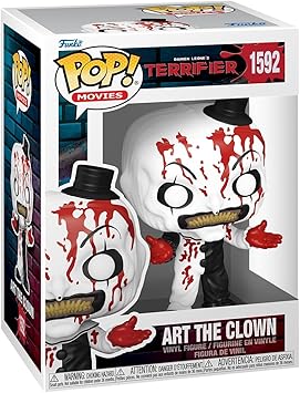 Funko POP! Movies: Terrifier 2 - Art The Clown - Bloody - Collectable Vinyl Figure - Gift Idea - Official Merchandise - for Kids & Adults - Horror Fans - Model Figure for Collectors and Display