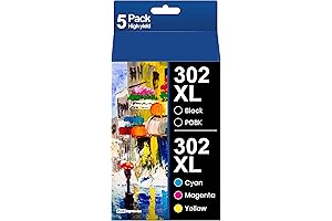 Epson 302XL T302XL High-Yield Ink Cartridge Replacement for Epson XP-6000 Printers (5-Pack)