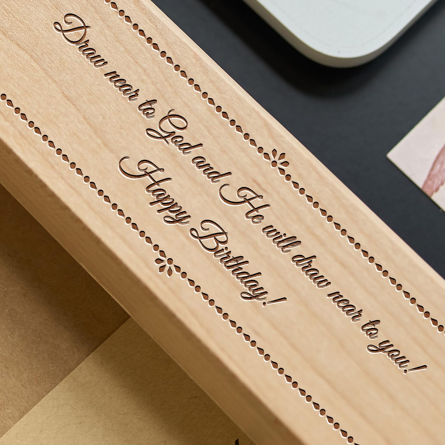 Penna in legno personalizzata con chiavetta USB, chiavetta USB 3.0 in legno personalizzata con incisione con penna e scatola, memory stick portatile, penna a sfera (Frame, 256GB)