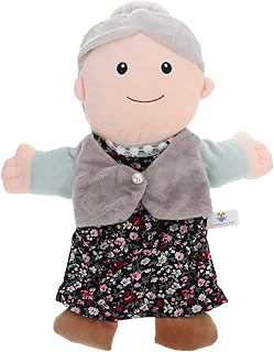 Puppet Show Kids Plush Hand Puppet Toy: Stuffed Family Grandma Hand Puppet Story Telling Puppet Bathing Toy Developing Intelligence Toy Funny Plush