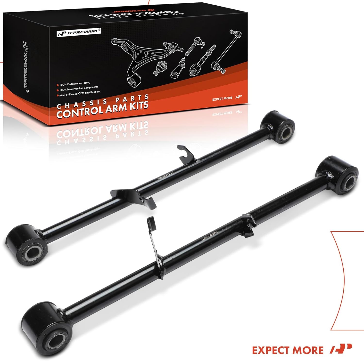 A-Premium 2 x Rear Forward Control Arms, with Bushing, Compatible with Nissan X-Trail XTrail 2005-2006