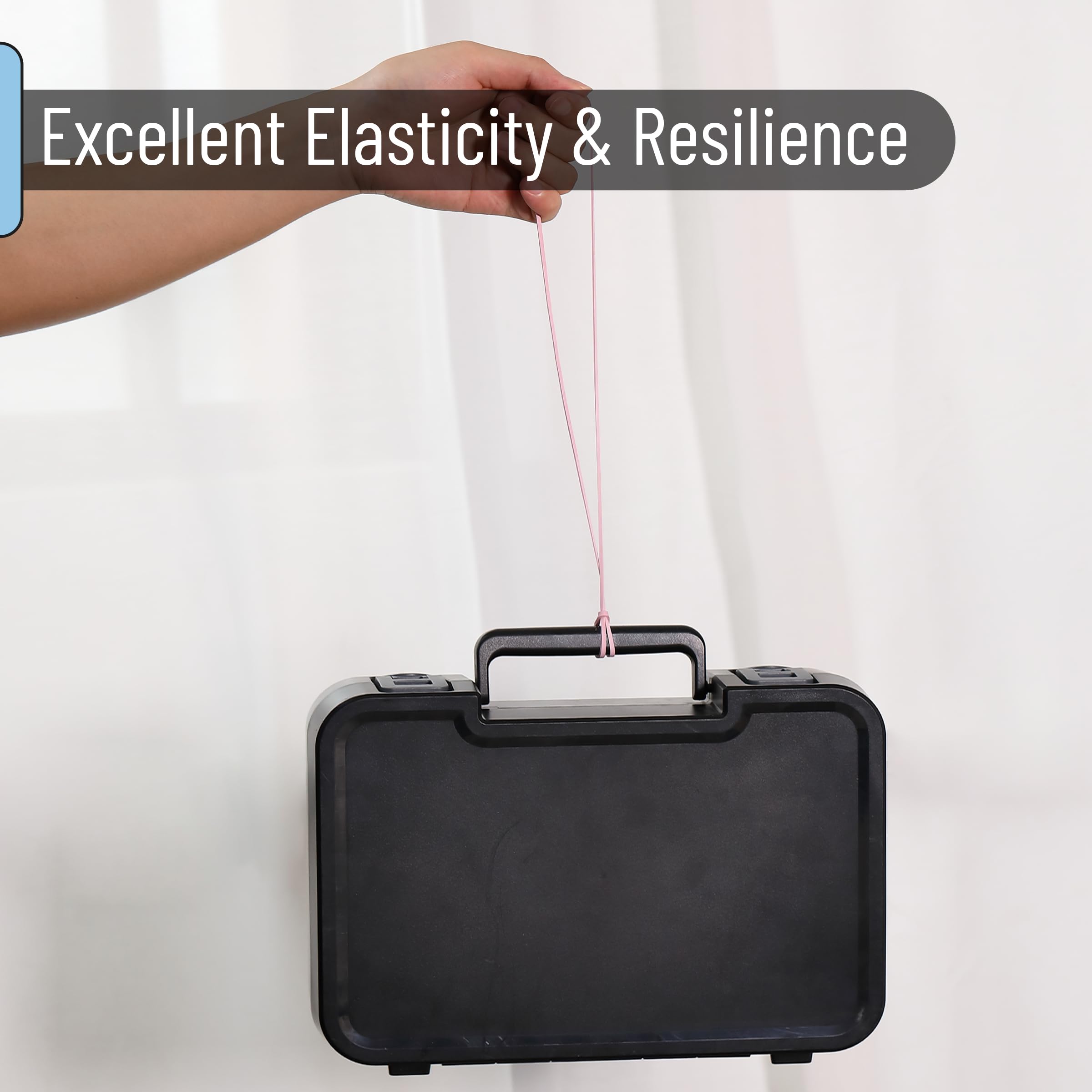 Amazon | Mr. Pen- ラージラバーバンド、110個パック、ピンクとブルー