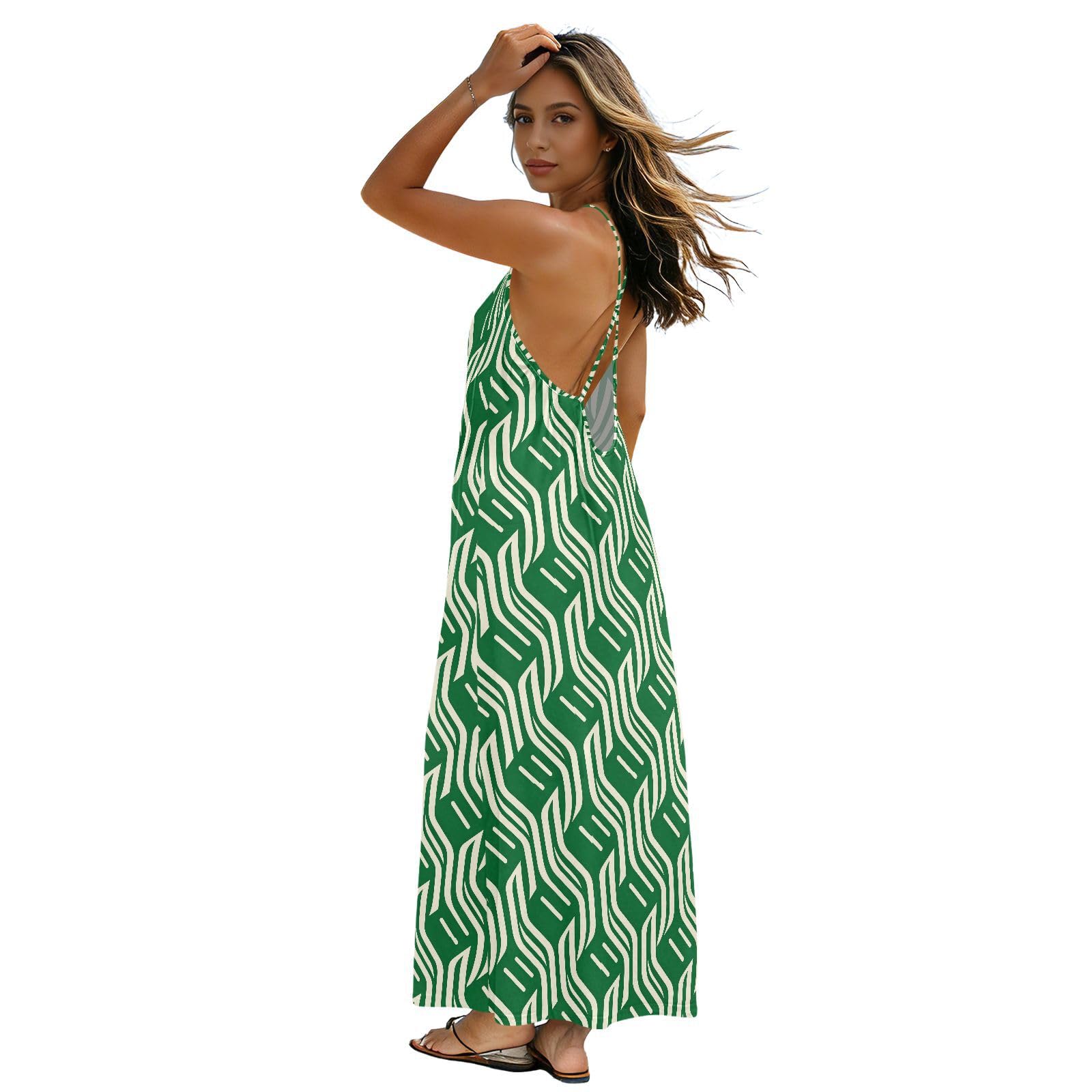 Robe de tous les jours dos nu pour sorties estivales et terrasses - 7