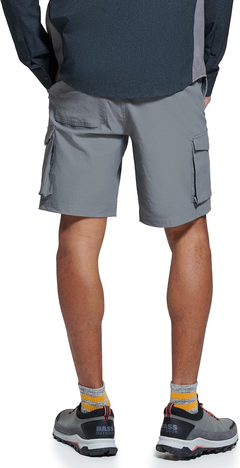 BASS OUTDOOR Men’s Cargo Shorts with Button Front and Multiple Pockets - Image 2