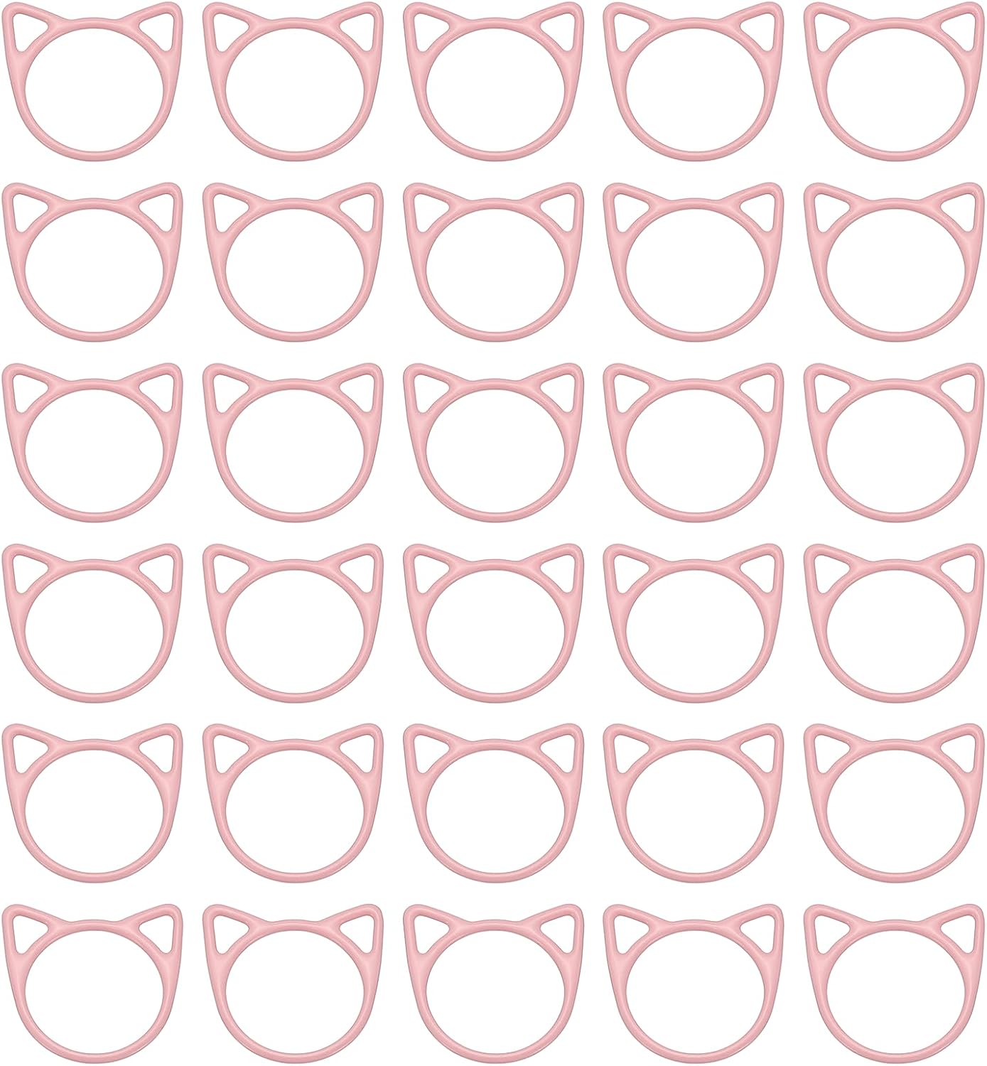 PATIKIL Crochet Stitch Markers, 30Pcs Knitting Markers Needle Pin Cat Locking Stitch Marker for Sewing Crocheting DIY Craft, Pink