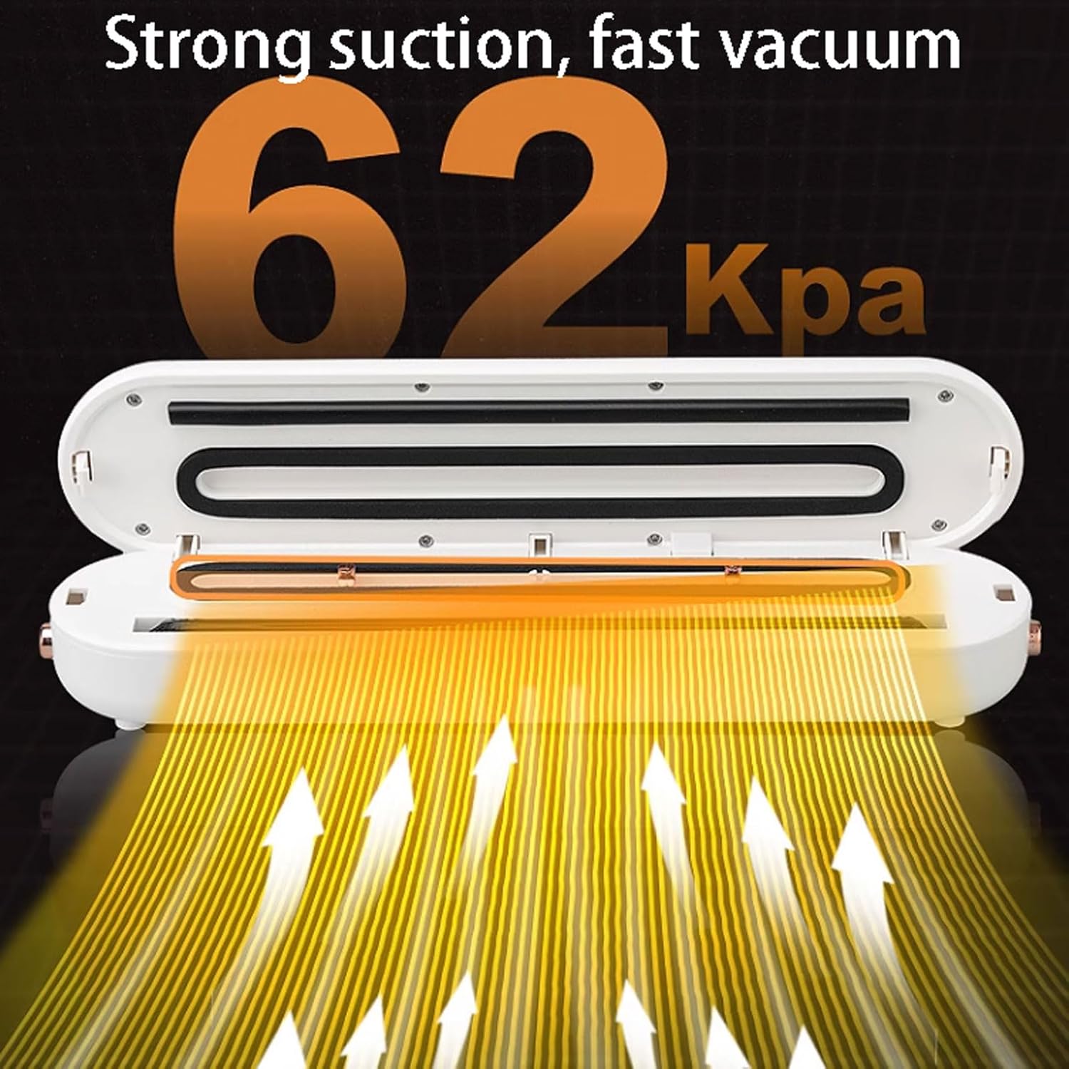 ポータブル プラスチック真空シーラー強力な軽量完全自動シーラーホームキッチンに最適なデジタルカウントダウンタイマーに最適 強力