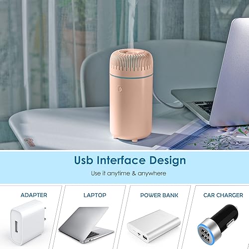 Miniatura 4 de Difusor de coche humidificador aromaterapia difusor de aceites esenciales USB niebla fría mini difusor portátil para automóvil, hogar, oficina,