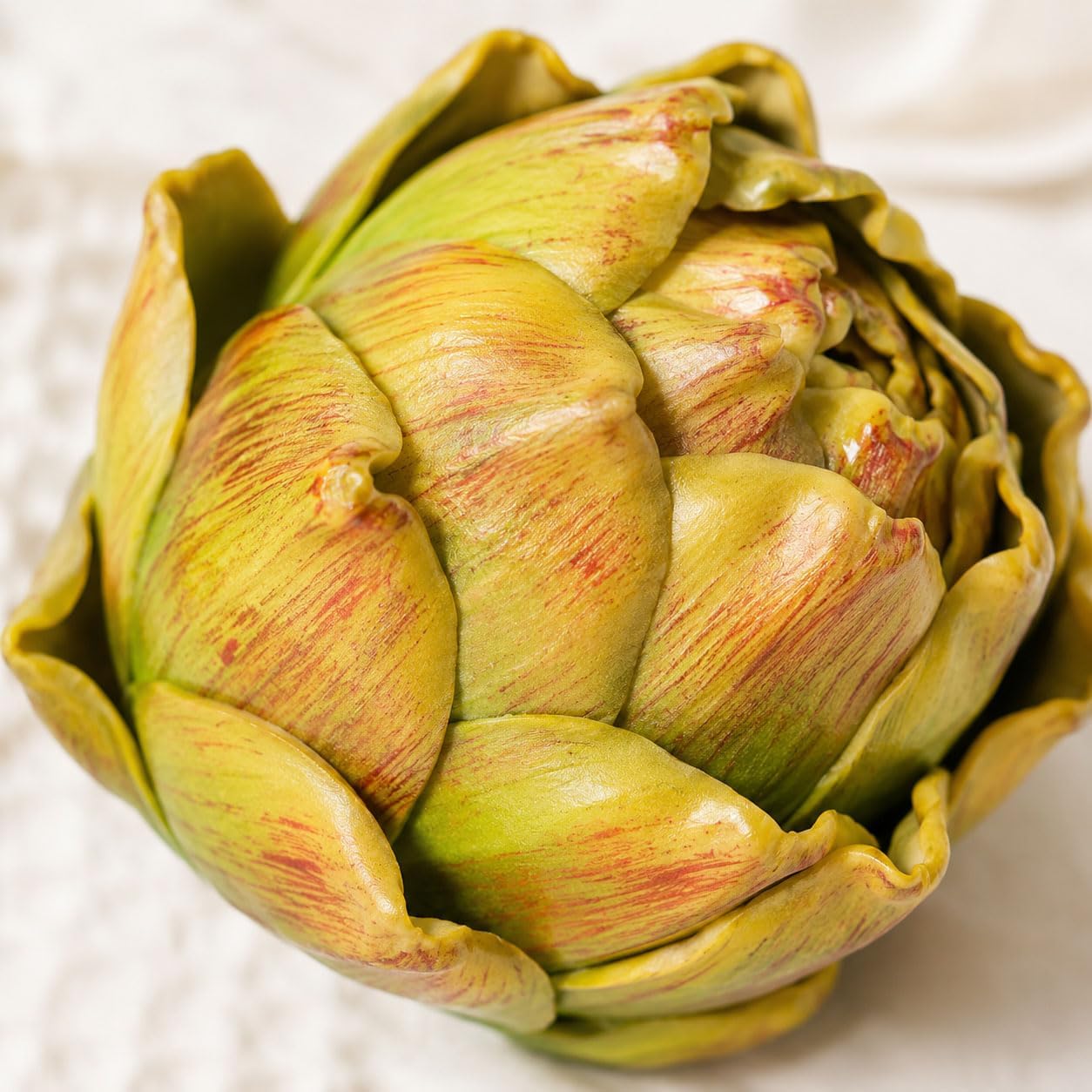 Artificial Artichoke Decor Set of 4, Realistic Faux Yellow Green Artichokes for Kitchen Counter, Coffee Table & Dining Table, Farmhouse Rustic Home Decor Bowl Fillers