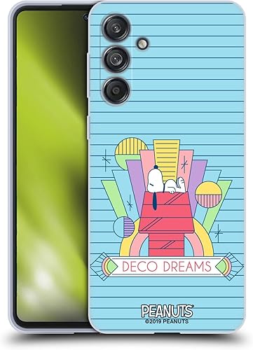 Miniatura 174 de Head Case Designs Funda de gel suave con licencia oficial de Peanuts House Snoopy Deco Dreams compatible con Samsung Galaxy S23 5G Casa,Blue