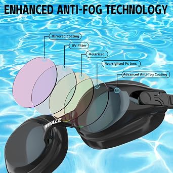 Whale swim goggles HD Anti-fog Swimming Goggles Adults/Youths Both Suitable
