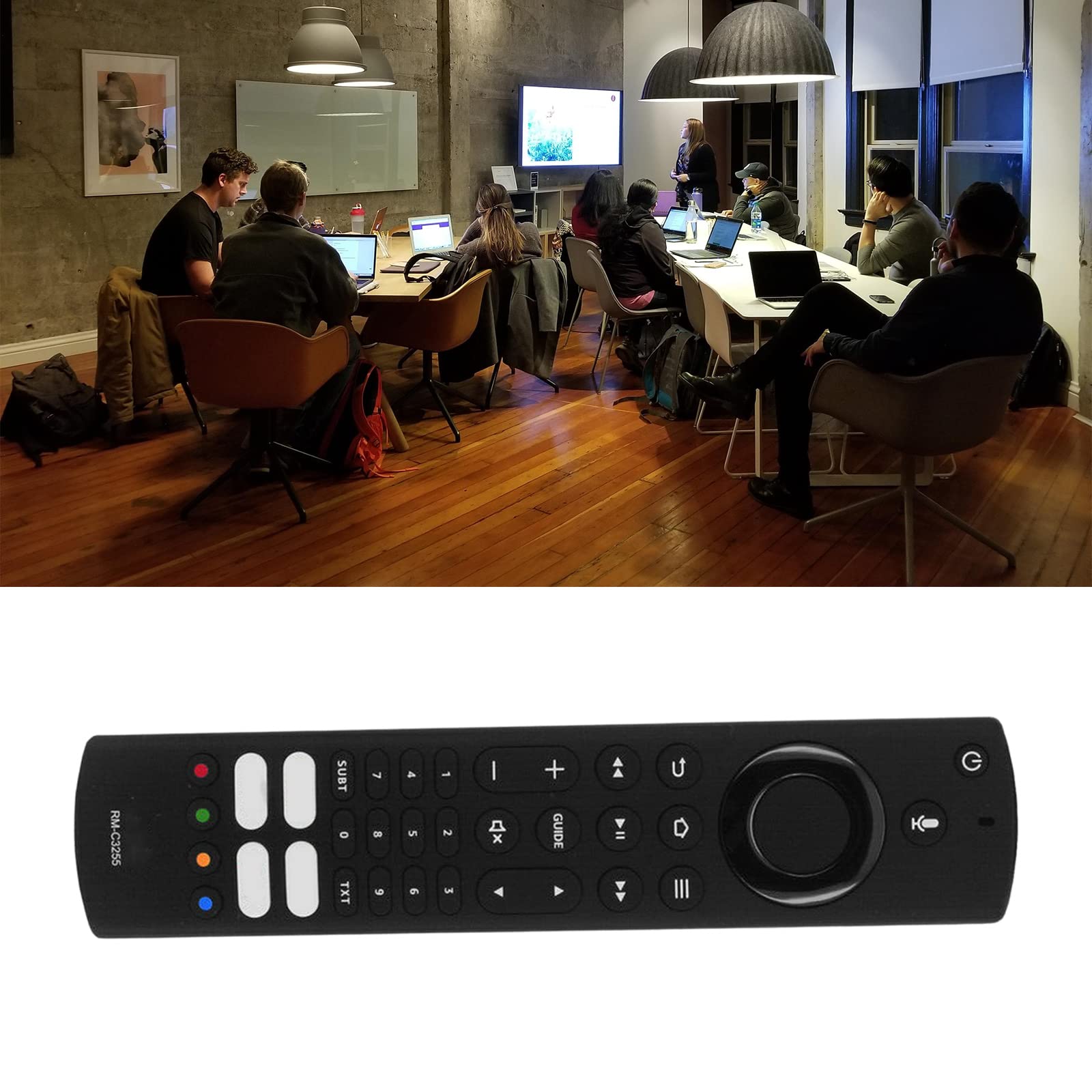 Telecomando di ricambio per Smart TV JVCAlexaFire RM-C3255 LT-32CF600 LT-40CF700, telecomando di ricambio per Smart TV, casa, adulti, adolescenti, unisex, uomini e donne