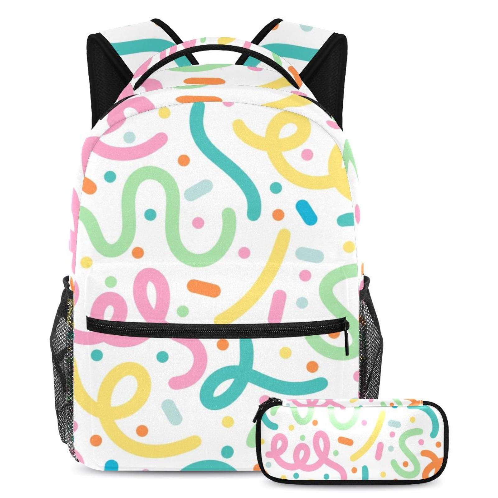 Sac à dos Colorful Lines idéal pour les sorties et le collège